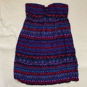 Xhilaration Strapless Bathing suit Cover Dress